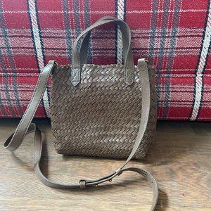 Madewell Small Transport Crossbody - Woven Leather